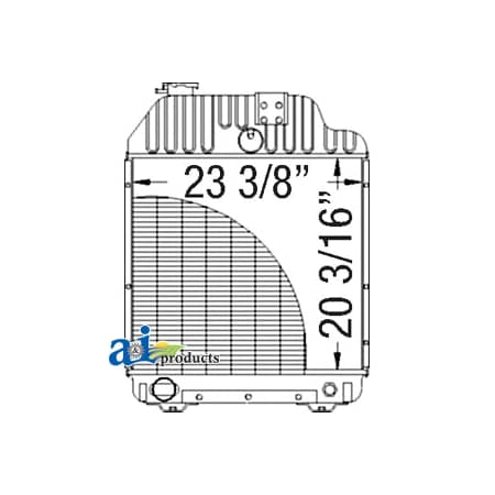 A & I Products Radiator 34" x25" x9" A-3382795M93